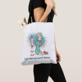Nurse Tote Bag. I give shots and second chances. トートバッグ (クローズアップ)