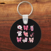 Nurse Valentines Day Valentine Er Icu Nicu Rn Nurs キーホルダー (正面)