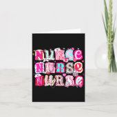 Nurse Valentines Stethoscope Valentine Nursing Gir カード (正面)