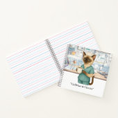 Nurse with coffee and  YOUR OWN TEXT  ノートブック (内部)