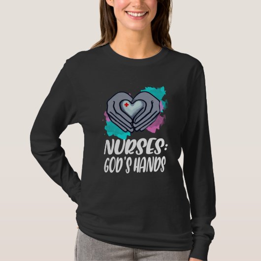 Nurse With Jesus Tシャツ (正面)