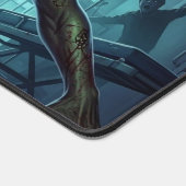 Nurse Zombie Apocalypse Outbreak Horror デスクマット (コーナー)