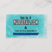 NurseFailの名刺 名刺 (裏面)