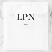 nurseguardianlogo、LPN ラウンドシール (バッグ)