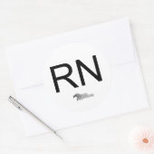 Nurseguardianlogo、RN ラウンドシール (封筒)