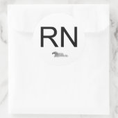 Nurseguardianlogo、RN ラウンドシール (バッグ)