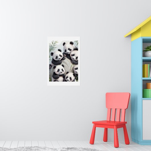Nursery Panda ポスター (子ども部屋1)