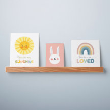 Nursery Playroom Sunny Alphabet Bunny Infant