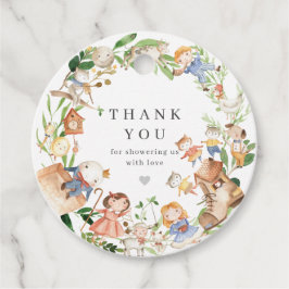 Nursery Rhymes Baby Shower Favor Tag | Gift Tags フェイバータグ
