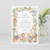 Nursery Rhymes Baby Shower Invitation 招待状 (スタンド正面)