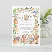 Nursery Rhymes Baby Shower Invitation 招待状 (スタンド正面)