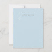 Nursery stationery baby blue cute Note Card ノートカード (正面)