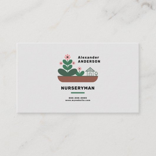 Nurseryman 名刺 (正面)