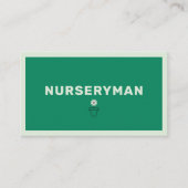 Nurseryman - Minimalist 名刺 (正面)
