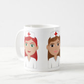 Nurses コーヒーマグカップ (正面左)