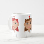 Nurses コーヒーマグカップ (正面左)