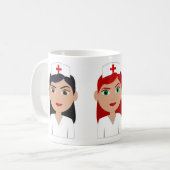 Nurses 2 コーヒーマグカップ (正面左)