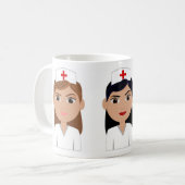 Nurses 3 コーヒーマグカップ (正面左)
