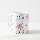 Nurses are Love コーヒーマグカップ (正面左)