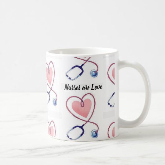 Nurses are Love コーヒーマグカップ (右)