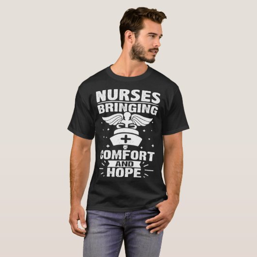 Nurses Bringing Comfort and Hope Tシャツ (正面フル)