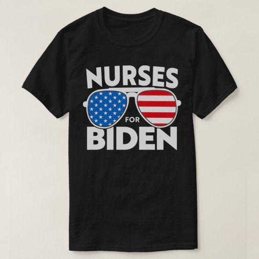 Nurses for Biden  Cool Uncle Joe Aviator Vote 2020 Tシャツ (デザイン正面)