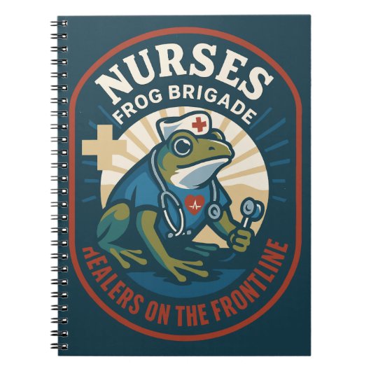 Nurses Frog Brigade ~最前線の治癒者たち~ ノートブック (正面)