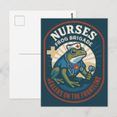 Nurses Frog Brigade ~最前線の治癒者たち~ ポストカード (正面/裏面)