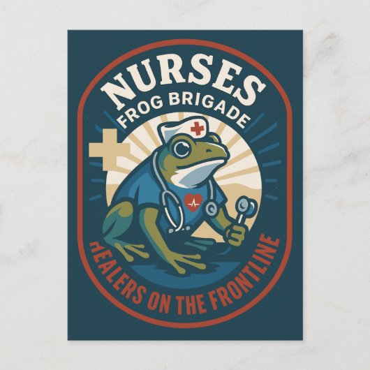Nurses Frog Brigade ~最前線の治癒者たち~ ポストカード (正面)