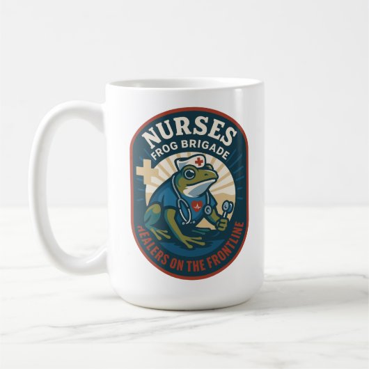 Nurses Frog Brigade ~最前線の癒し~ コーヒーマグカップ (左)
