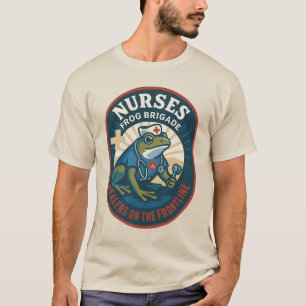Nurses Frog Brigade ～最前線の癒し～ Tシャツ