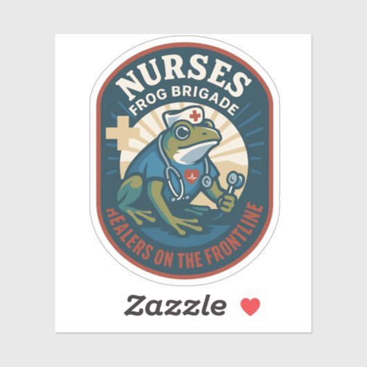 Nurses Frog Brigade – Healers on the Frontline シール (シート)