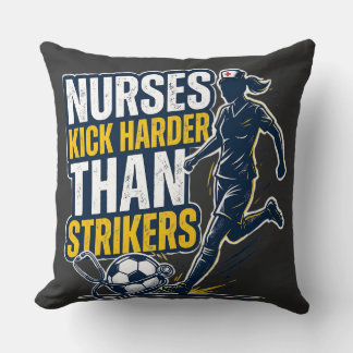 Nurses Kick Harder Than Strikers クッション