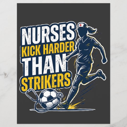 Nurses Kick Harder Than Strikers チラシ (正面)