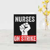 Nurses On Strike Nnu National Nurses United Staffi カード (黄色い花)