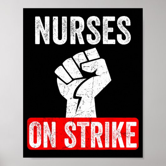Nurses On Strike Nnu National Nurses United Staffi ポスター (正面)