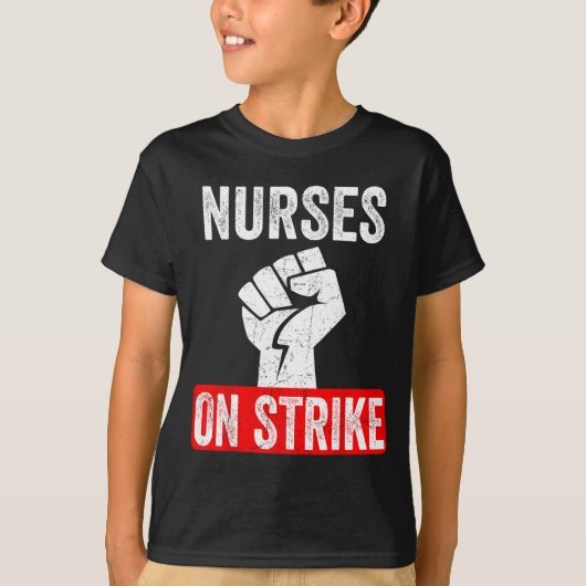 Nurses On Strike Nnu National Nurses United Staffi Tシャツ (正面)