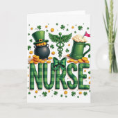 Nurses St Patricks Day Card カード (正面)