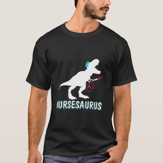 Nursesaurus Nurse-A-Saurus Nurse For Rn Lpn Tシャツ (正面)