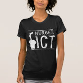 NursesICTの看守(白い) Tシャツ (正面)