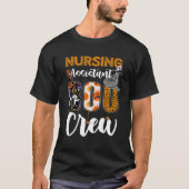 Nursing Assistant Boo Crew Ghost Fun CNA Halloween Tシャツ (正面)
