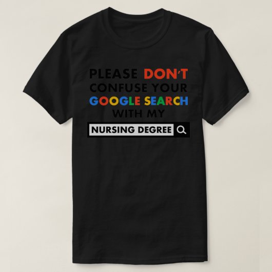 Nursing Degree Tシャツ (デザイン正面)