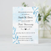 Nursing graduation invitation 招待状 (スタンド正面)