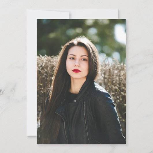 Nursing Graduation Invitation | RN Nurse Party Inv 招待状 (裏面)