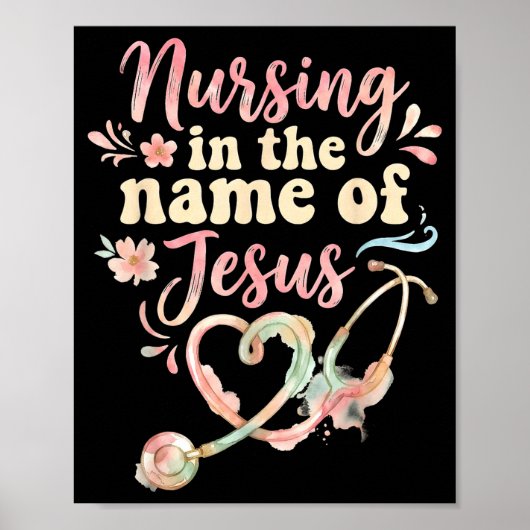 Nursing in the name of jesus christian nurse  ポスター (正面)