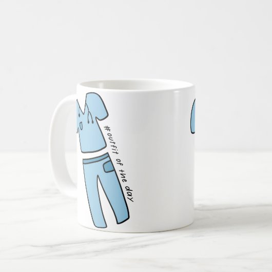 Nursing Of The Day コーヒーマグカップ (正面左)