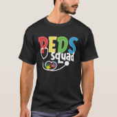 Nursing Pediatrician Squads PEDS Nurses Tシャツ (正面)