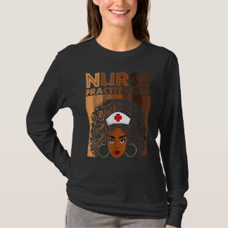 Nursing Practitioner Nurse For Women American Afri Tシャツ