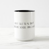 Nursing School Finals Week マグカップ (中央)