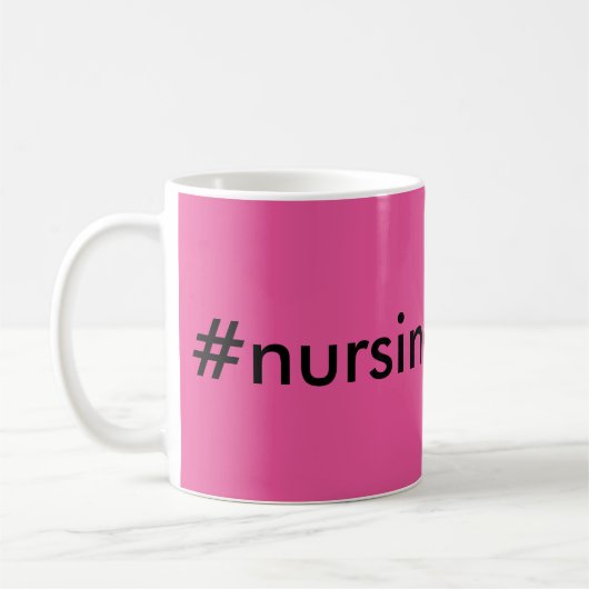 #nursingproblems コーヒーマグカップ (左)